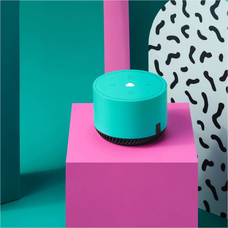 Умная колонка ЯНДЕКС Станция Лайт 5Вт, с Алисой, бирюзовый мята [yndx-00025g] 